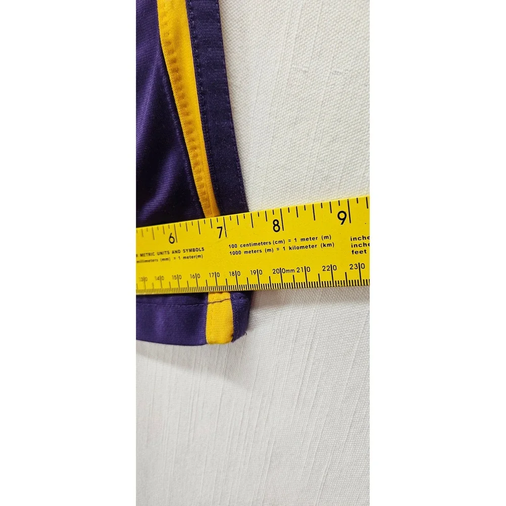 Nike LSU Tigers Purple Gold Track Pants Boys Size 7 Youth Athletic Sweatpants